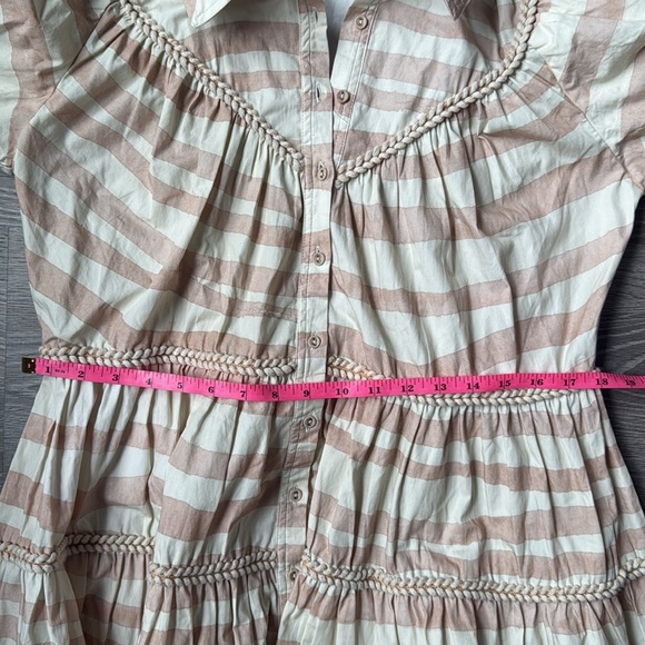 Anthropologie Let Me Be Embroidered Tiered Mini Dress Small - Picture 12 of 15